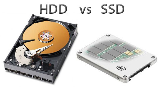 HDD v.s. SSD