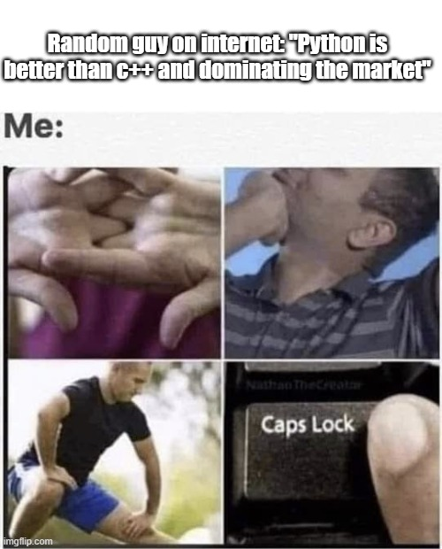 meme python vs c++